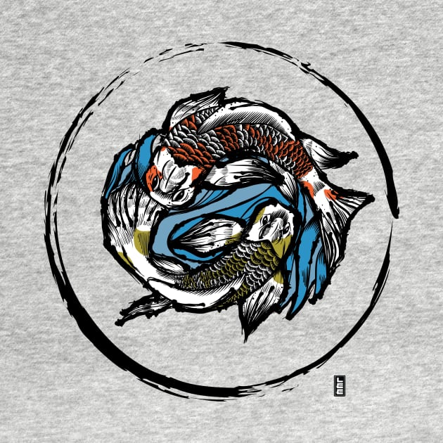 Koi Fish Shirt by Nocturtle
